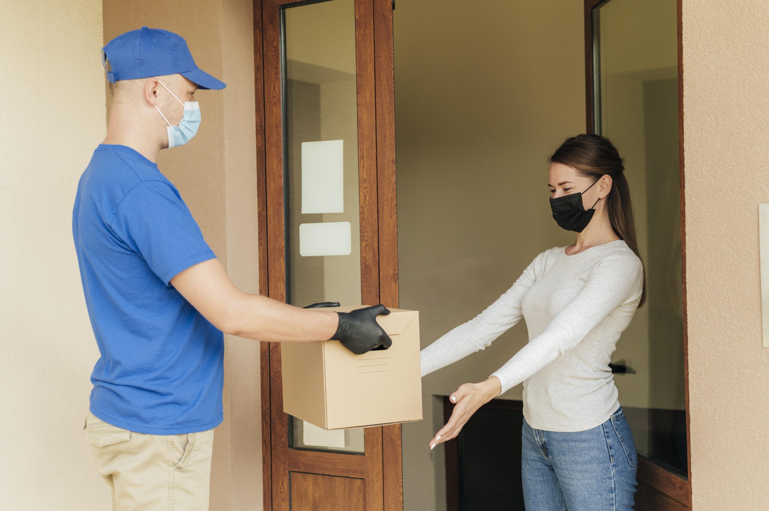 medium shot man delivering box scaled